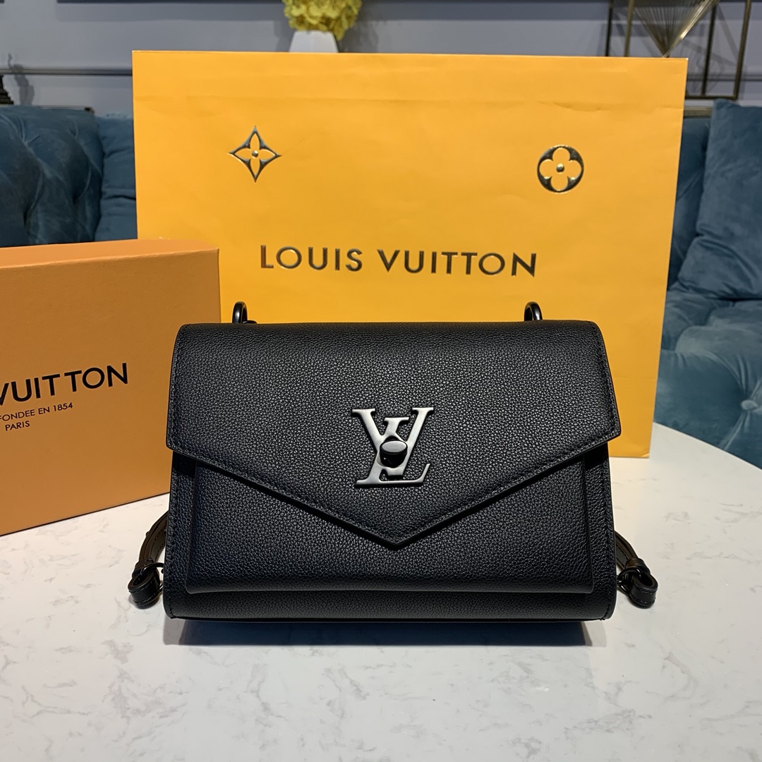 Louis Vuitton MYLOCKME CHAIN BAG Shoudler Bag M51418 Black